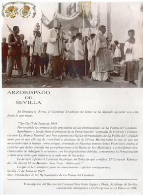 La PAlma peregrinación Decreto