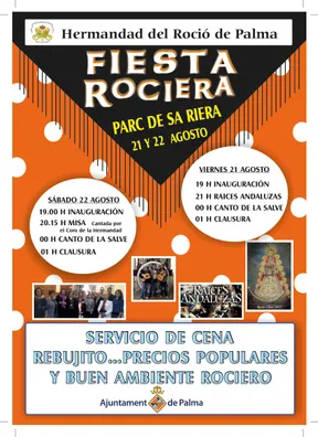 CARTEL DE ROCIERO Mallorca 2015