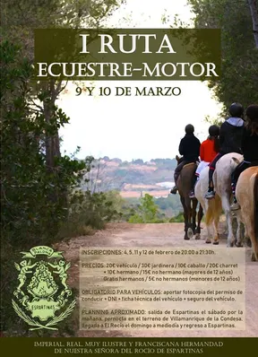 Espartinas ruta ecuestre motor 2019