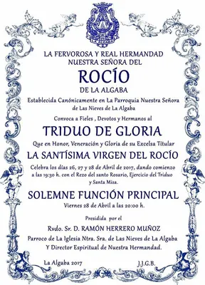 Algaba triduo