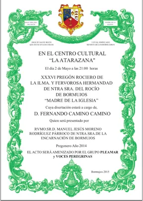 Bormujos pregon 2015