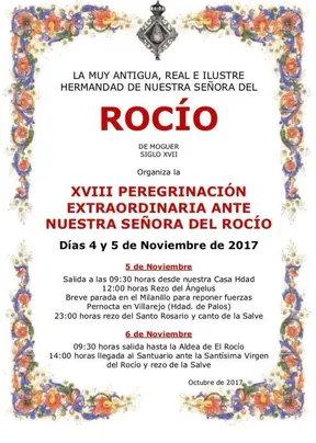 Moguer peregrinacion rocio