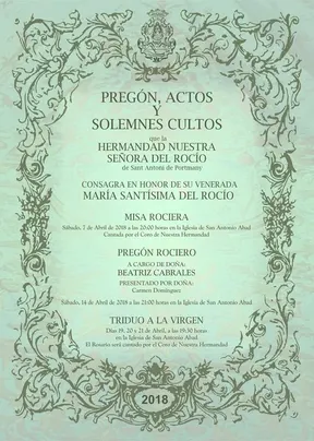 San Antonio de portmany triduo 2018