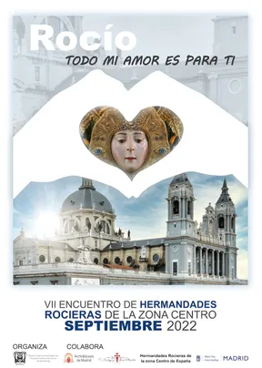 CARTEL VII ENCUENTRO hermandades rocio del centro