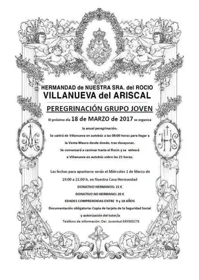 Villanueva peregrinacion joven