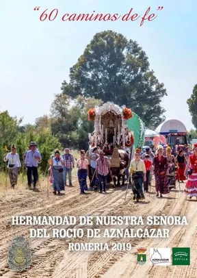 Aznalcazar Cartel de la romeria del rocio 2019