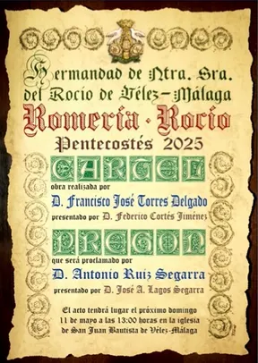 rocio velez-malaga 2025-Cartel y Pregon