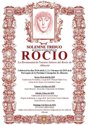Albacete CARTEL TRIDUO 2015