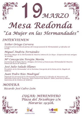 Umbrete la mujer hermandades