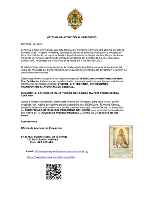 Carta Romeria 2015