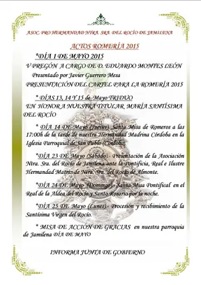 jamilena - ACTOS ROMERIA 2015