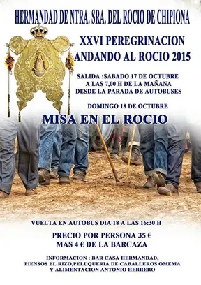 Chipiona andando al rocío 2015