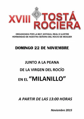 Moguer tosta rociera 2015