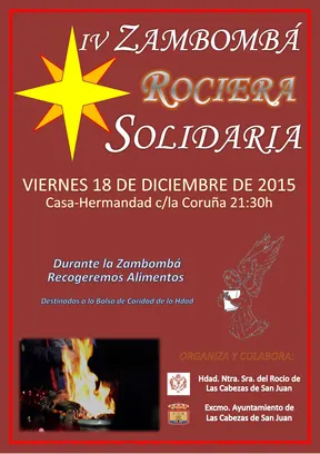 Las Cabezas Cartel Zambomba Rociera Solidaria