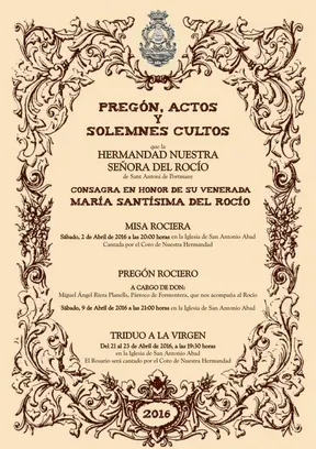 San Antonio de portmany triduo 2016