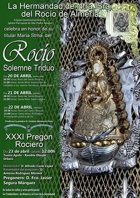 Almeria triduo y pregon 2016