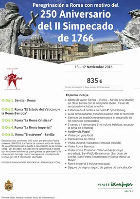 Villamanrique excursion a roma 2016