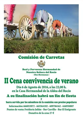 Cena convivencia dos hermanas