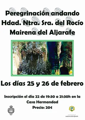 Mairena del Aljarafe peregrinacion andando