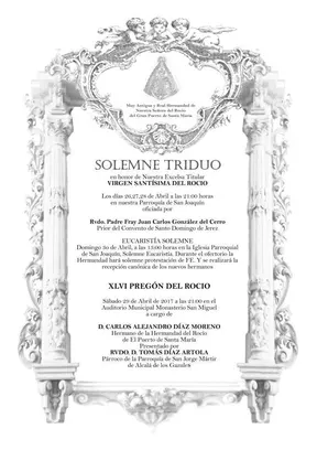 El Puerto de santa maria triduo 2017