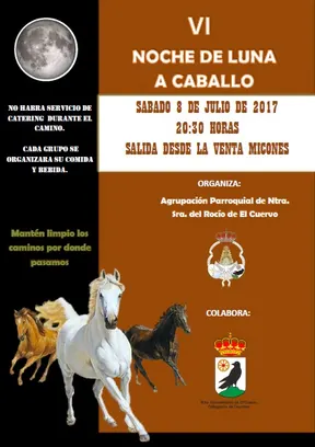 El cuervo noche luna a caballo 2017