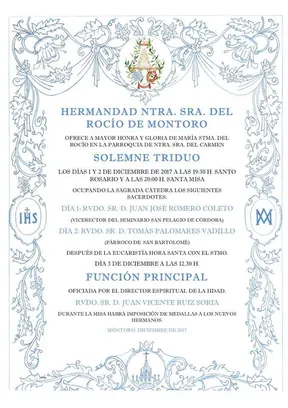 Montoro triduo