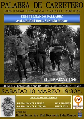 Isla Mayor palabra carretero
