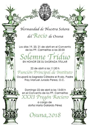 Osuna triduo 2018
