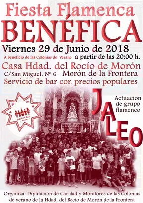 Moron fiesta benefica 2018