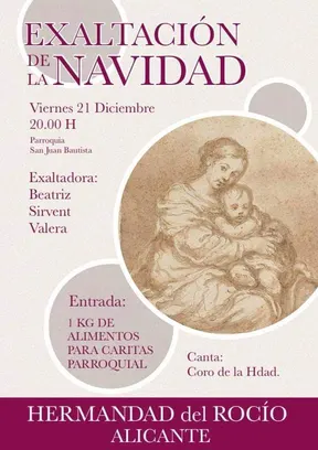 Alicante exaltacion navidad rocio 2018