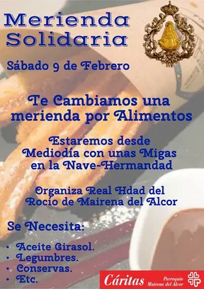 Mairena del Alcor merienda solidaria 2019