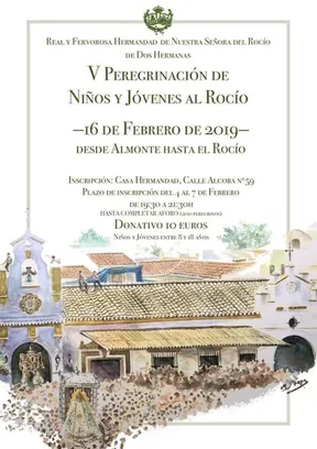 Dos hermanas rocio peregrinacion jovenes 2019