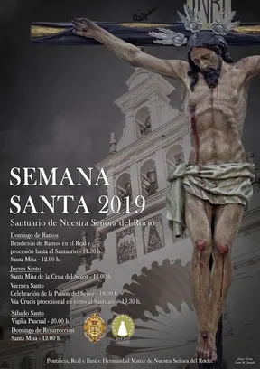 Semana santa en el santuario del rocio 2019