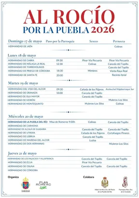 Paso de Hermandades por La Puebla del Río 2026