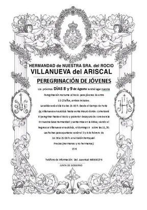 Villanueva del Ariscal peregrinacion jovenes