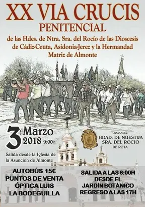 XX Via crucis penotencial Hermandades Cadiz