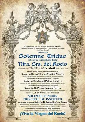 Morón Triduo 2017
