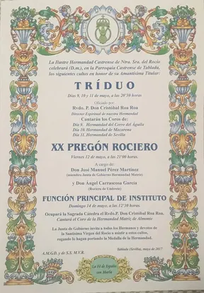 Castrense triduo 2017