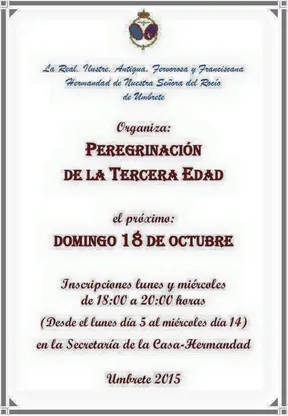 Umbrete peregrinacion al rocio