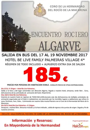 Macarena encuentro rociero algarve
