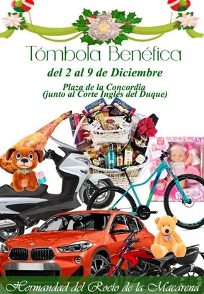 Sevilla Macarena tombola navidad 2018