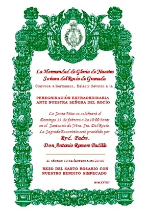 PEREGRINACION EXTRAORDINARIA