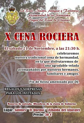 Olivares X cena