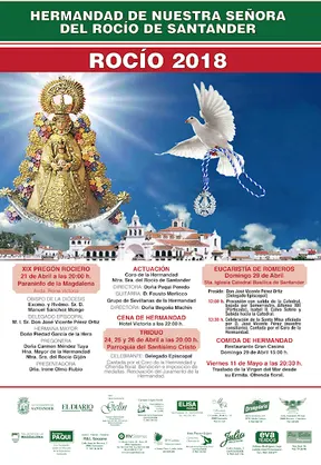 Santander rocio triduo y pregon 2018
