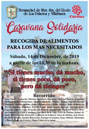 Los Palacios caravana solidaria 2019