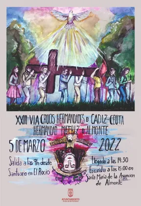 Via crucis hermandades de cadiz y ceuta al rocio 2022