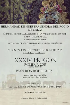 Cadiz pregon 2015