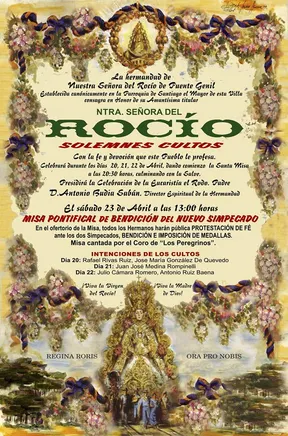 Puente genil cultos rocio 2016