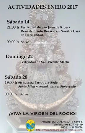 Valencia actividades enero 2017