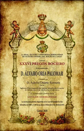 Camas XXXVI pregon rociero